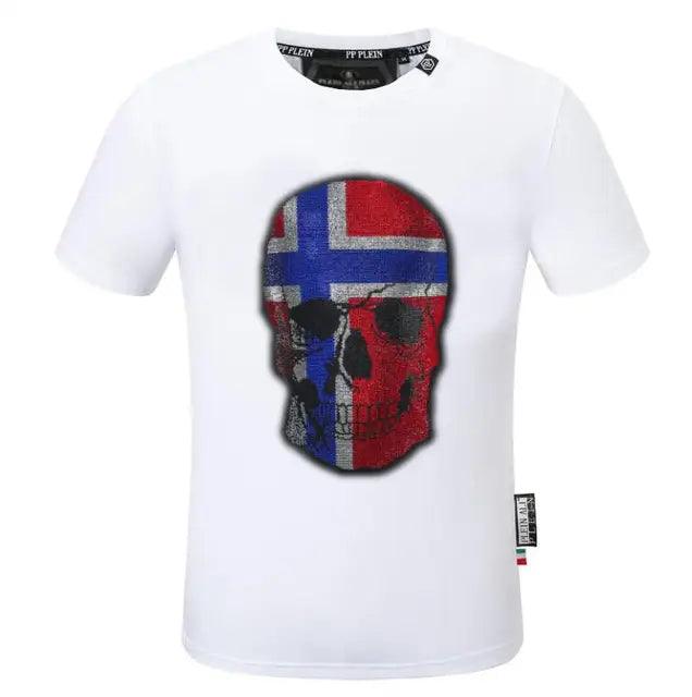 Camiseta de marca de moda para hombre, informal con diamantes de imitación - Urban Tribes Store