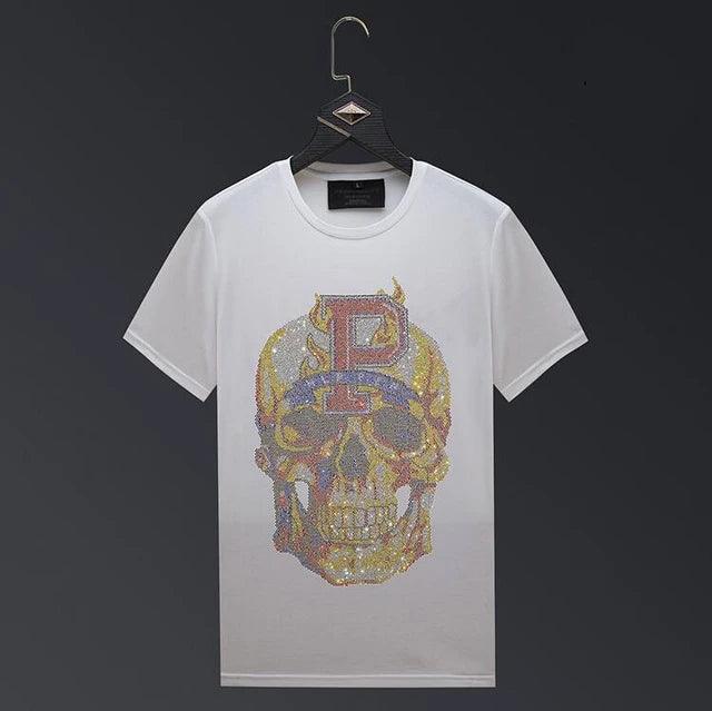 Camiseta de calavera con diamantes - Urban Tribes Store