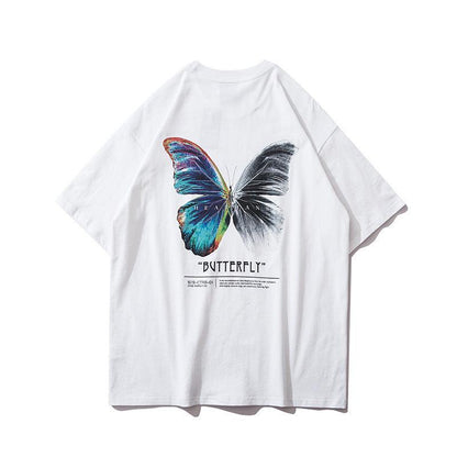 Camiseta mujer holgada Loose butterfly - Urban Tribes Store