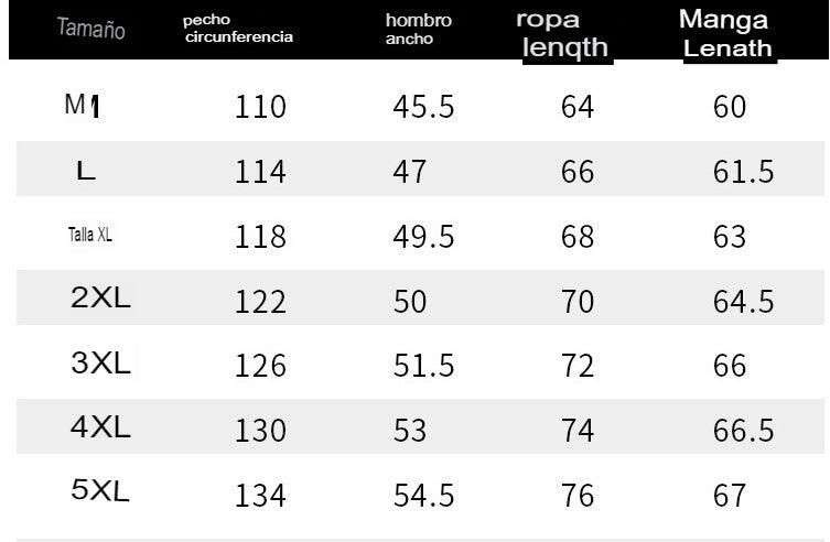 Tabla de tallas