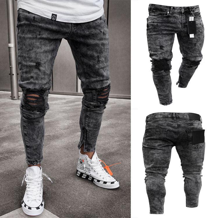 Pantalón vaquero rasgado para hombre. - Urban Tribes Store