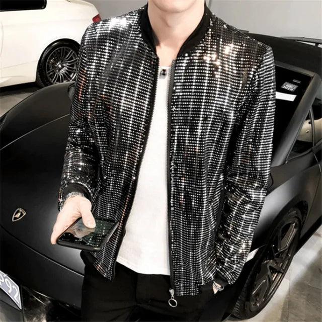 Chaqueta a cuadros con diamantes para hombre - Urban Tribes Store