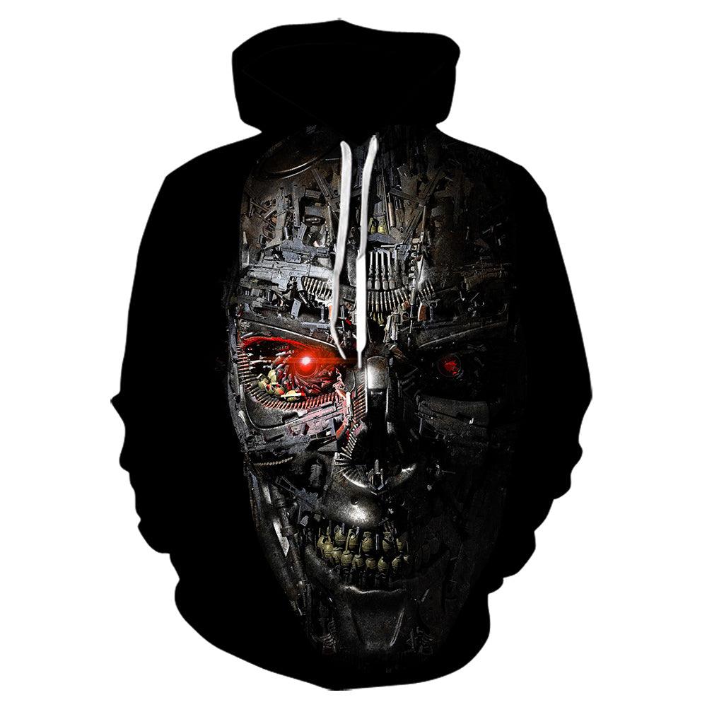 Sudadera con capucha 3D gohts - Urban Tribes Store