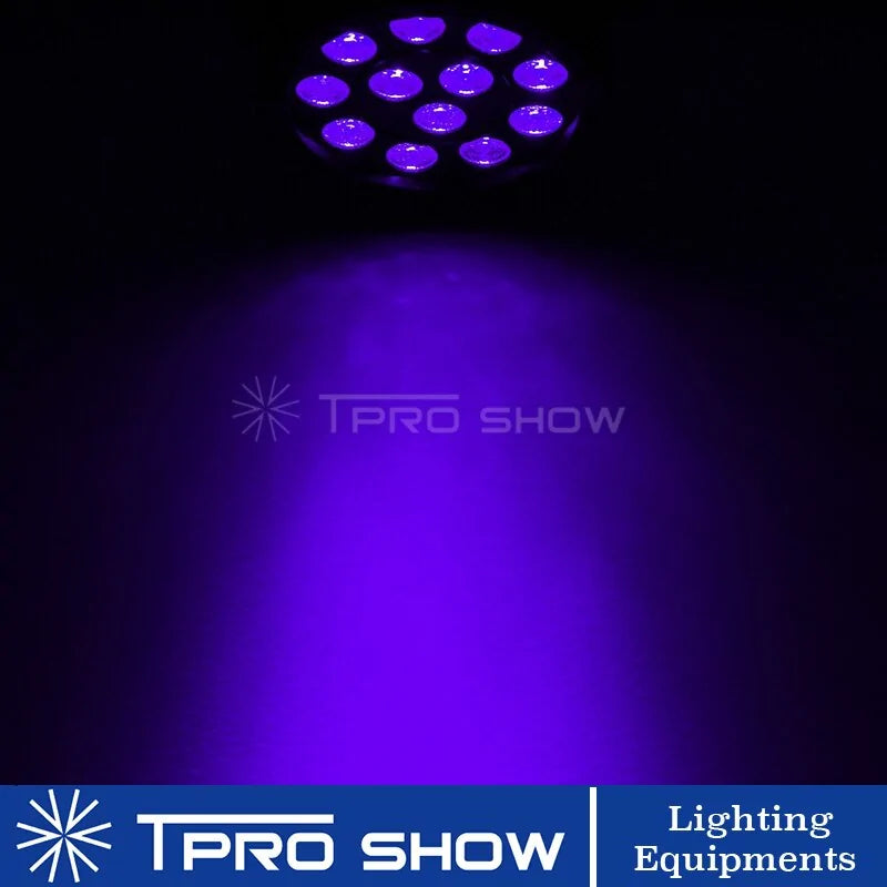 Luces discoteca UV DMX 512 LED PAR Violet Strobe