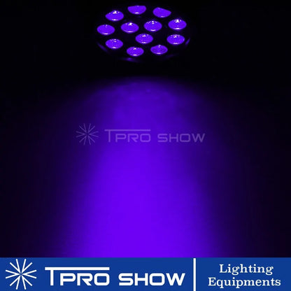 Luces discoteca UV DMX 512 LED PAR Violet Strobe