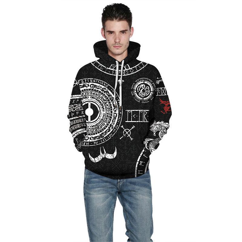 Sudadera con estampado de placa de serpiente - Urban Tribes Store