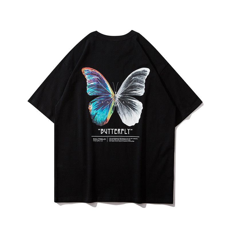 Camiseta mujer holgada Loose butterfly - Urban Tribes Store