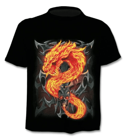 Camiseta estampado 3D - Urban Tribes Store