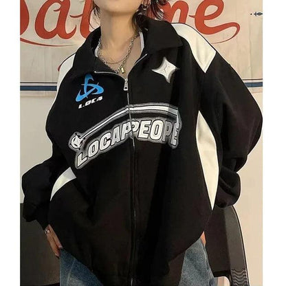 Sudadera gótica con capucha bordada para mujer - Urban Tribes Store