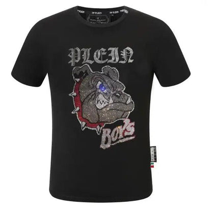 Camiseta de marca de moda para hombre, informal con diamantes de imitación - Urban Tribes Store