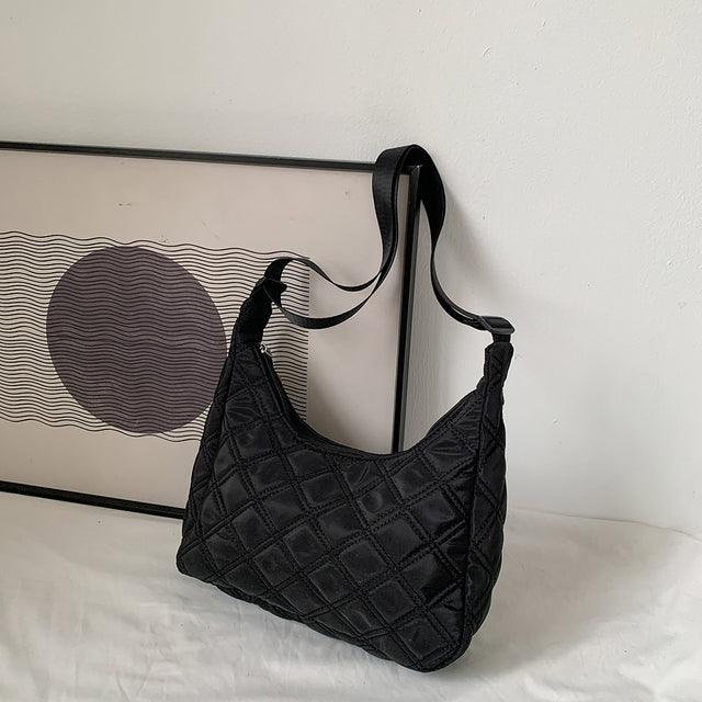 Bolso de hombro con patrón de celosía - Urban Tribes Store