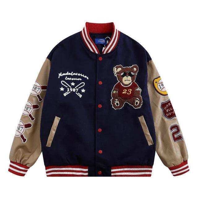 Chaqueta holgada de estilo retro americano - Urban Tribes Store