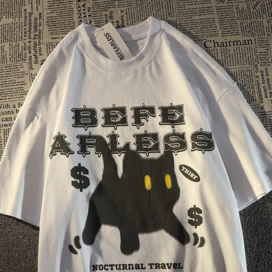 Camiseta Oversize Cat