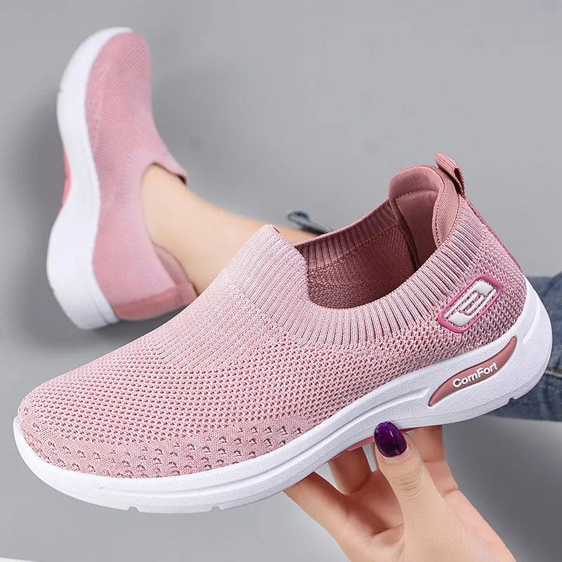 Moda mujer zapatillas para correr transpirables informales