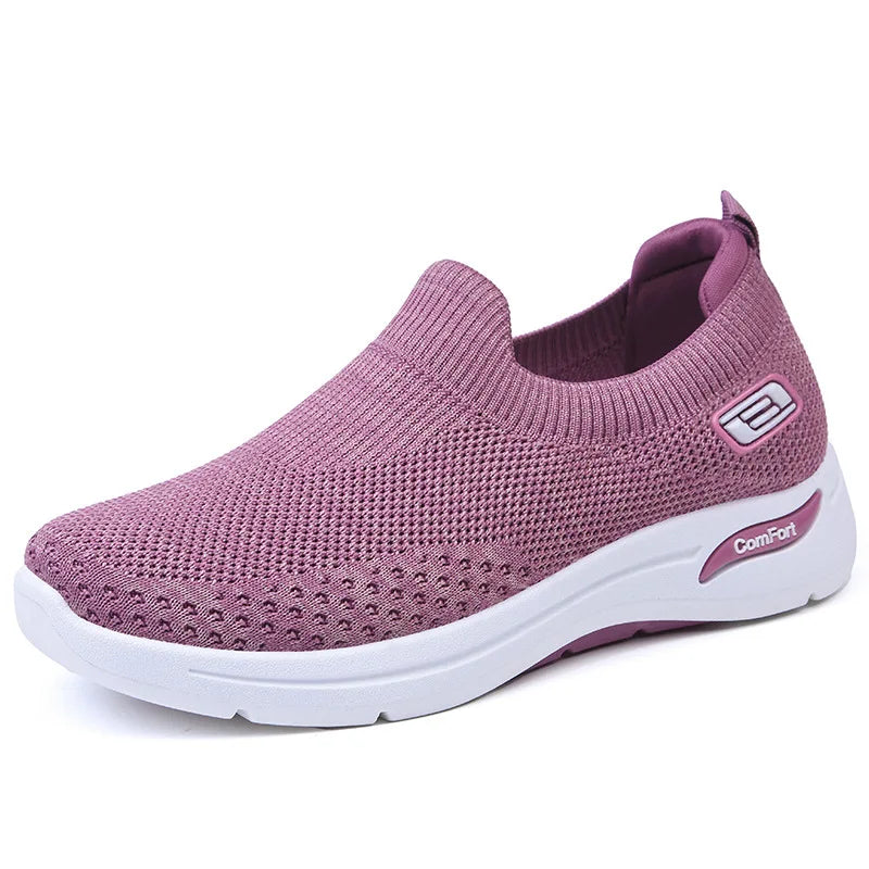 Moda mujer zapatillas para correr transpirables informales