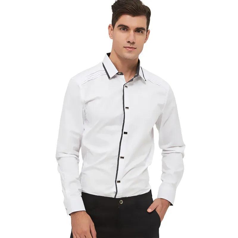 Camisa de alta calidad para hombre, camisas de vestir 100% de algodón - Urban Tribes Store