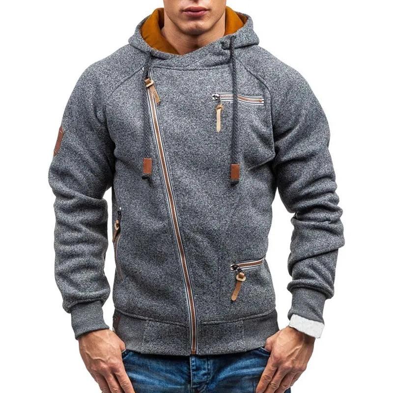 Sudadera hombre casual cremallera - Urban Tribes Store