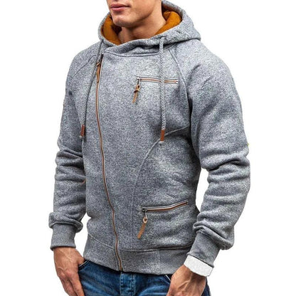 Sudadera hombre casual cremallera - Urban Tribes Store