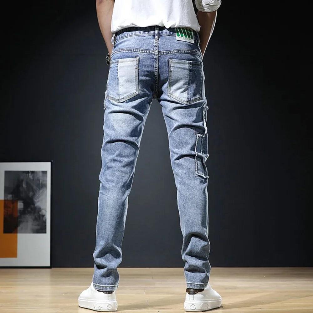 Pantalones vaqueros rasgados con estilo para Hombre - Urban Tribes Store