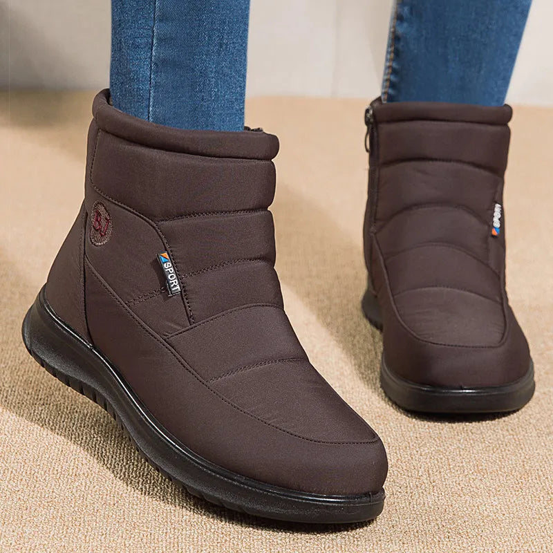 Botas de nieve impermeables para mujer