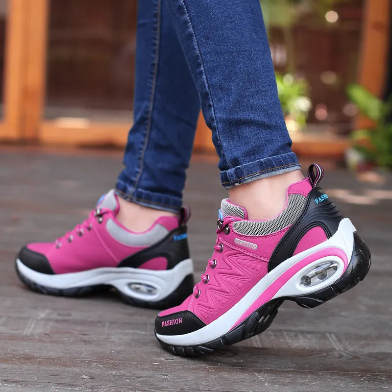 Zapatillas informales con plataforma para mujer