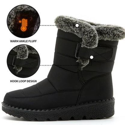 Botas impermeables de invierno para mujer y hombre