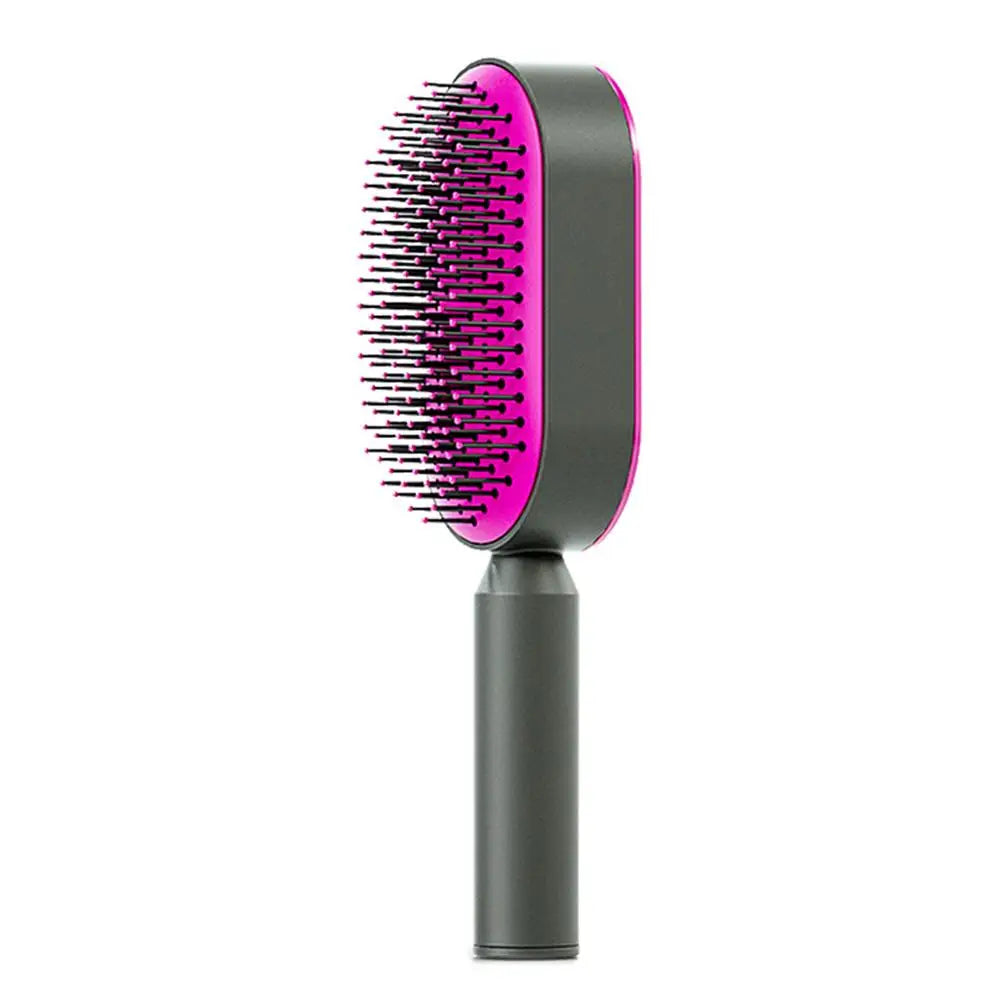 Cepillo para el Cabello Autolimpiante para Mujeres