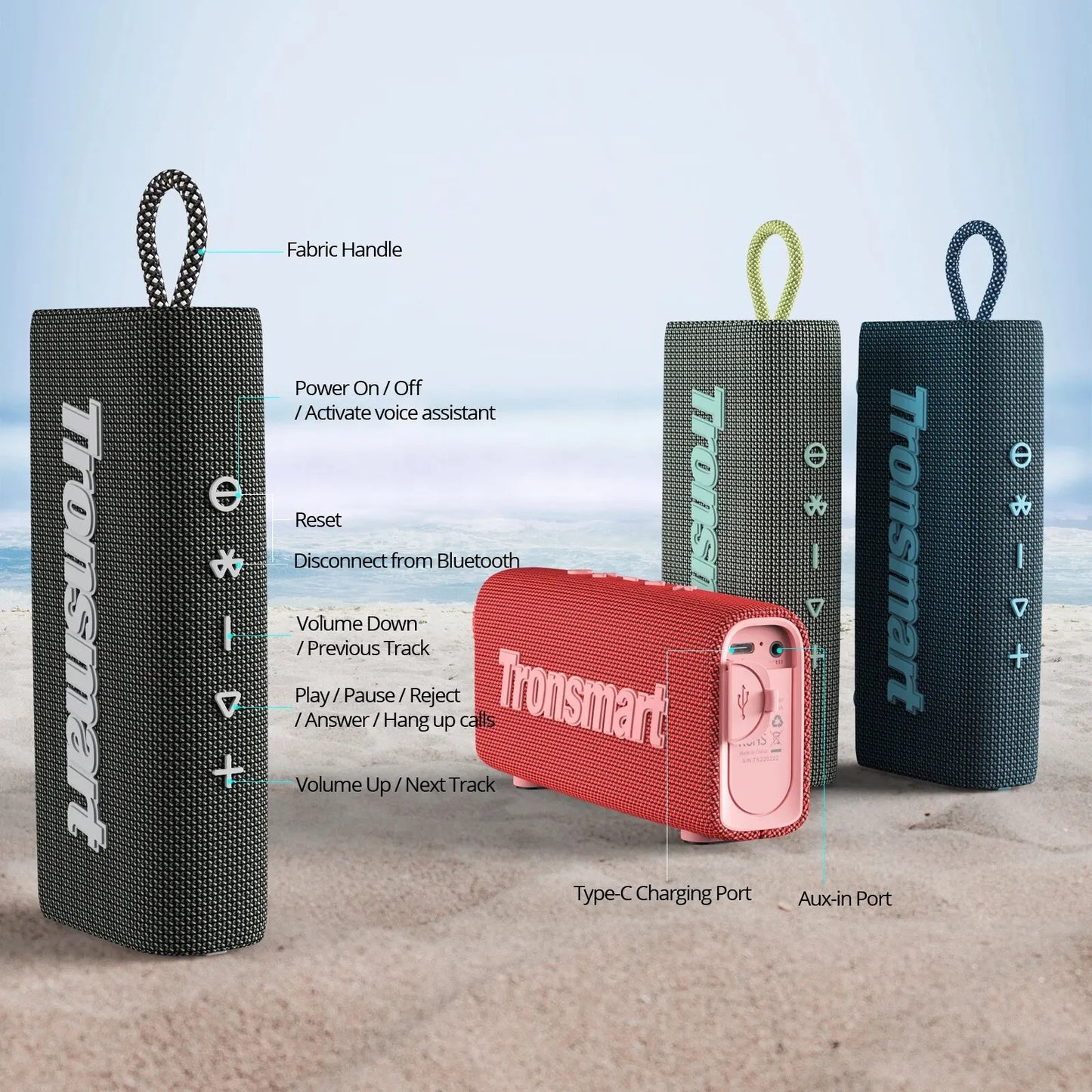 Altavoz portatil bluetooth  Tronsmart