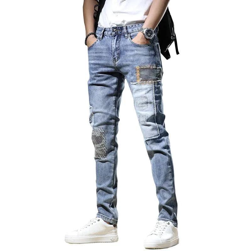 Pantalones vaqueros rasgados con estilo para Hombre - Urban Tribes Store