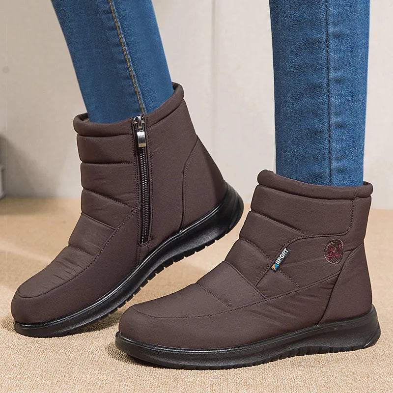 Botas de nieve impermeables para mujer