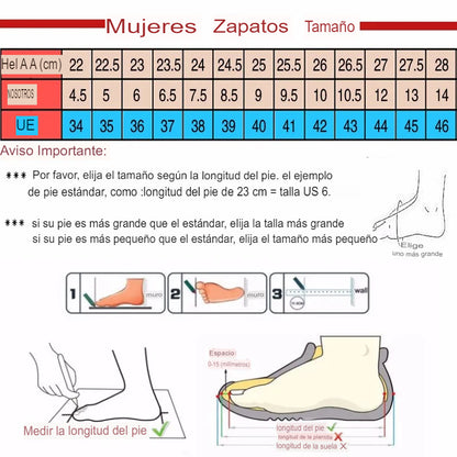 Mocasines de suela gruesa de mujer