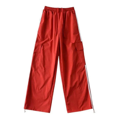 Chándal a rayas de 2 piezas para mujer, pantalón de pierna ancha - Urban Tribes Store