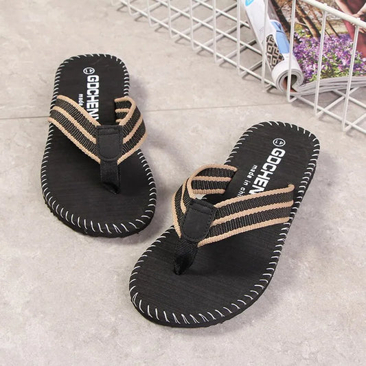 Chanclas planas de playa hombre