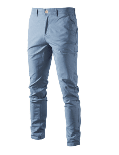 Pantalones de hombre ajustados de color liso - Urban Tribes Store