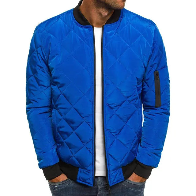 Chaqueta acolchada de algodón de Color sólido - Urban Tribes Store