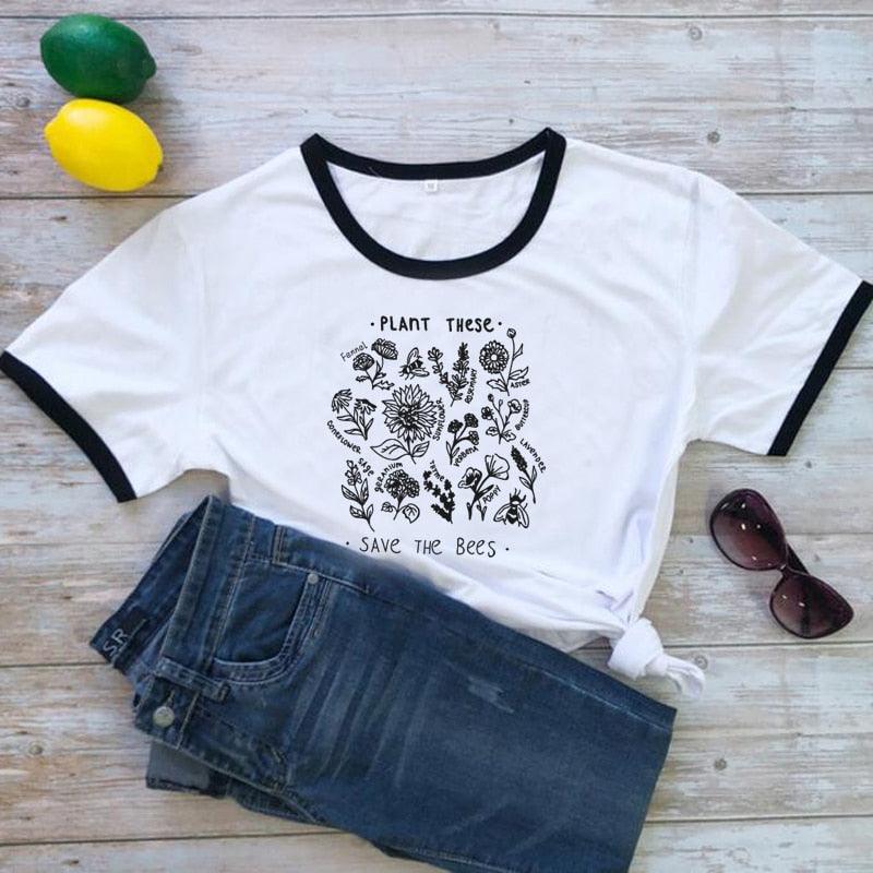 Camiseta de manga corta Flores - Urban Tribes Store