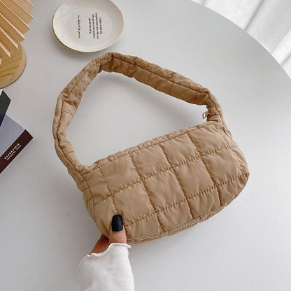 Bolso de hombro con patrón de celosía - Urban Tribes Store