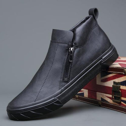 Zapatos mocasines de cuero vulcanizado para hombre - Urban Tribes Store