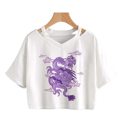 Camiseta con estampado de dragón - Urban Tribes Store