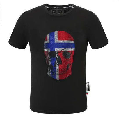 Camiseta de marca de moda para hombre, informal con diamantes de imitación - Urban Tribes Store