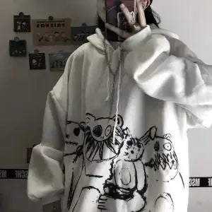 Sudadera con capucha gótica de dibujos animados de Japón para mujer - Urban Tribes Store