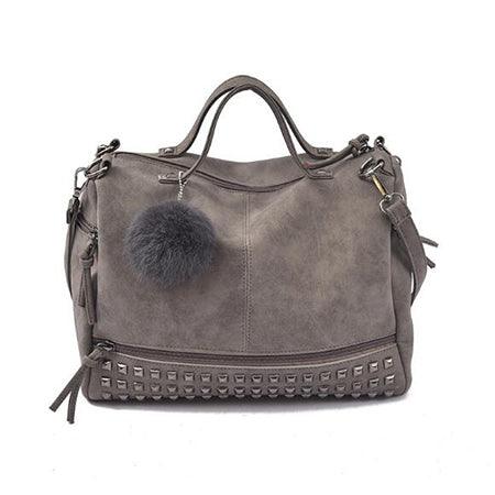 Bolso de cuero con remaches vintage - Urban Tribes Store