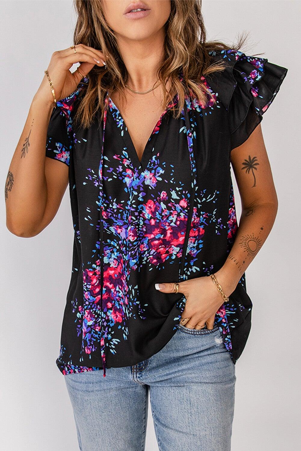 Blusa mangas de mariposa - Urban Tribes Store