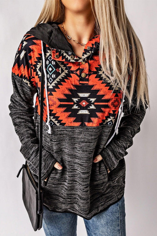 Sudaderas con estampado geométrico - Urban Tribes Store