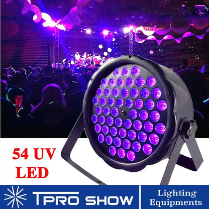 Luces discoteca UV DMX 512 LED PAR Violet Strobe