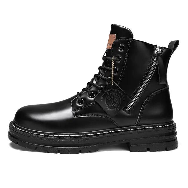 Botas altas de cuero para hombre - Urban Tribes Store