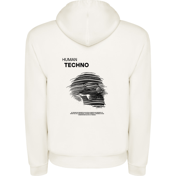 Sudadera White Human Techno