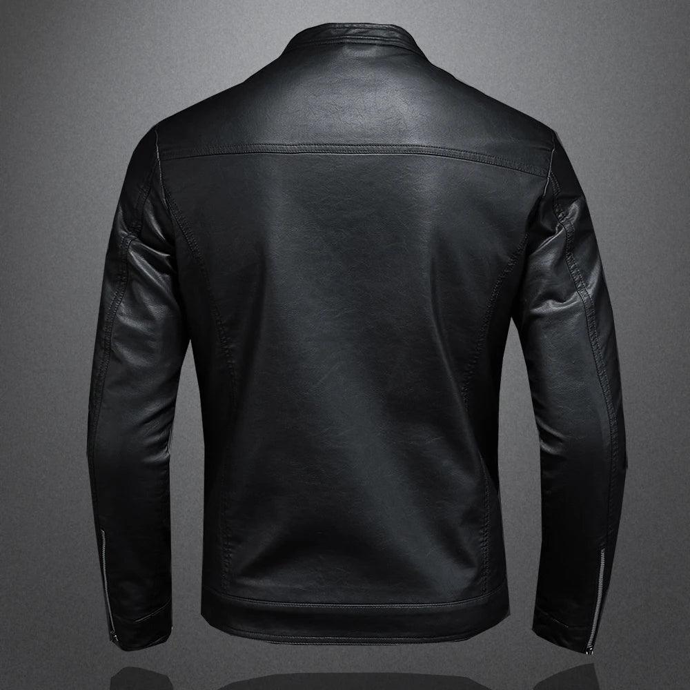 Chaqueta de cuero sintético para hombre - Urban Tribes Store