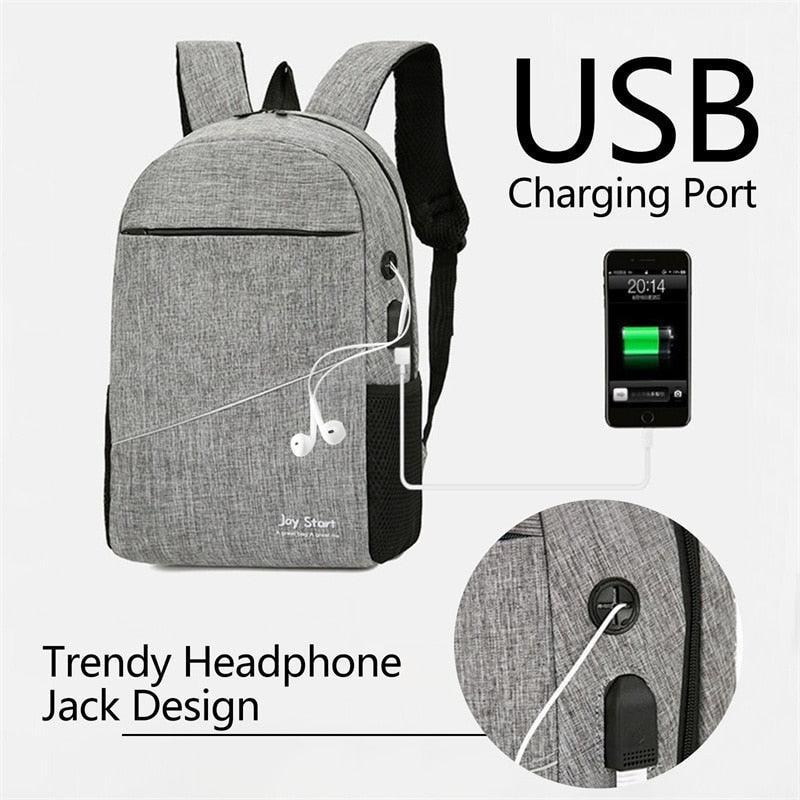 Mochila con carga USB - Urban Tribes Store