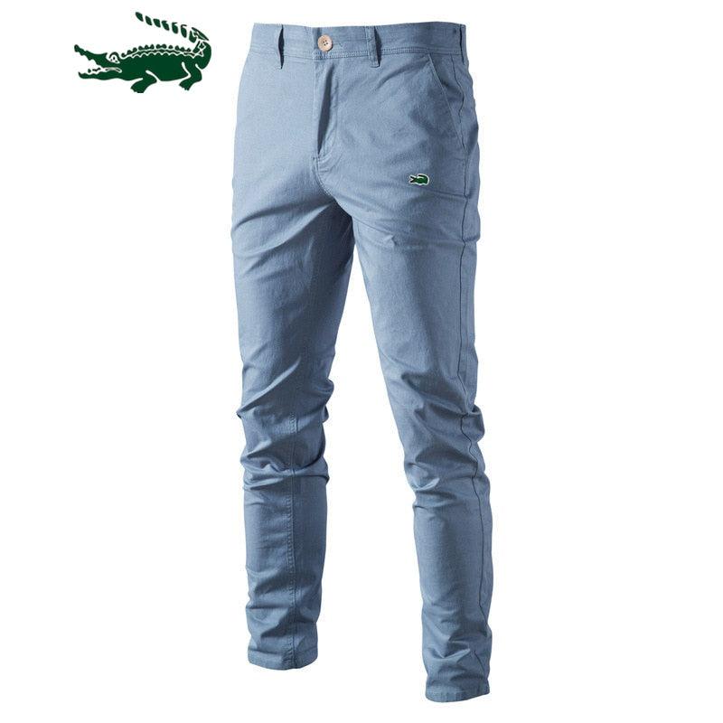 Pantalones de hombre ajustados de color liso - Urban Tribes Store